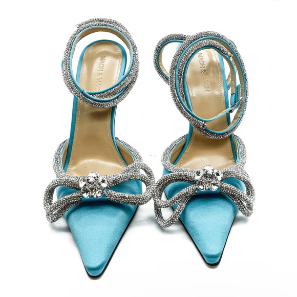 MACH & MACH blue heels - Picture 1 of 6